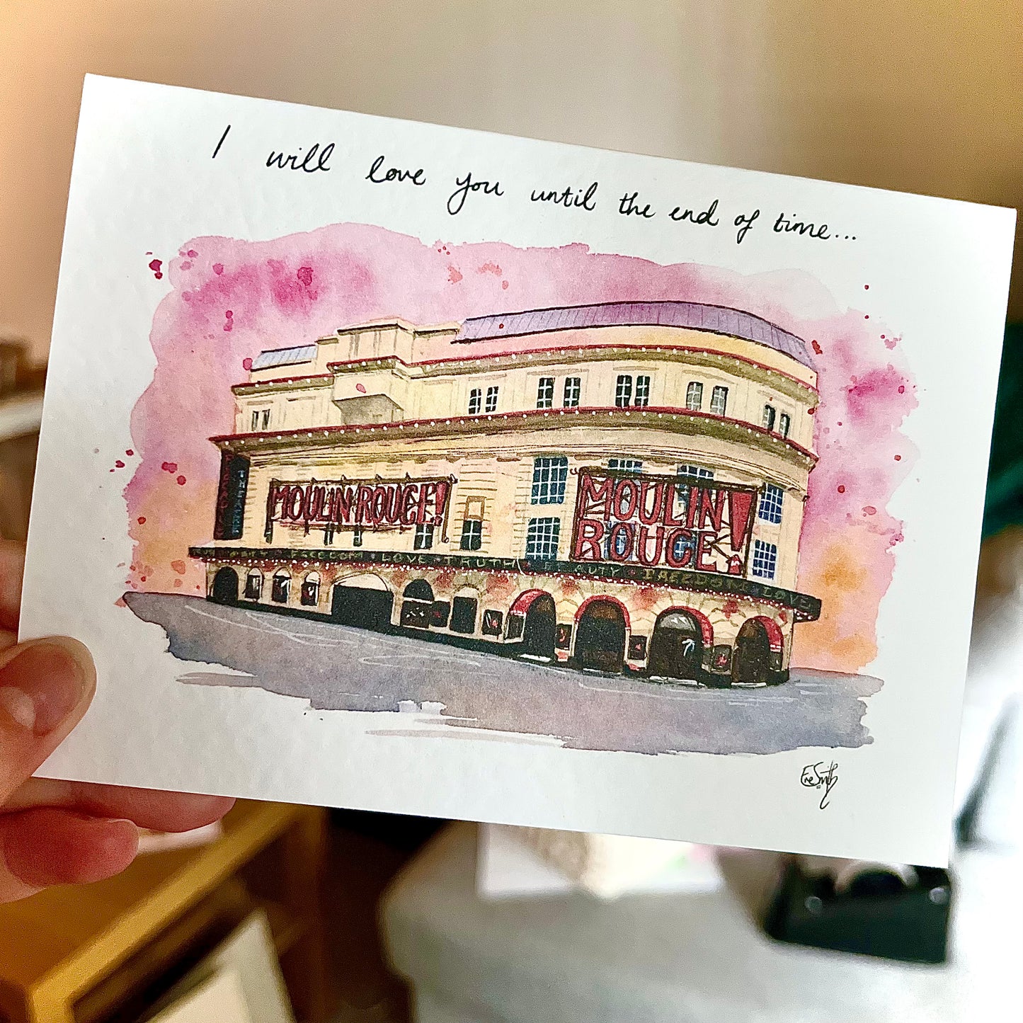 Moulin Rouge Valentines Card